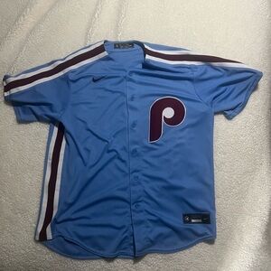 Phillies MLB jersey xl light blue alternative limited jersey. Size XL.